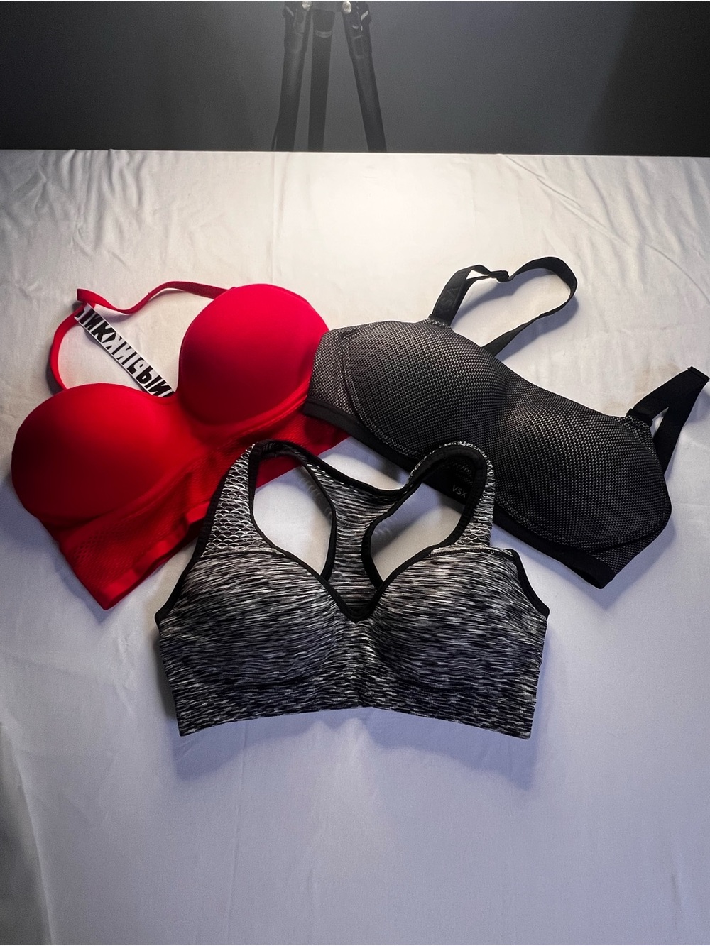 Lot of 3 Women’s Red Push-Up Bra — Comfortable Everyday Support